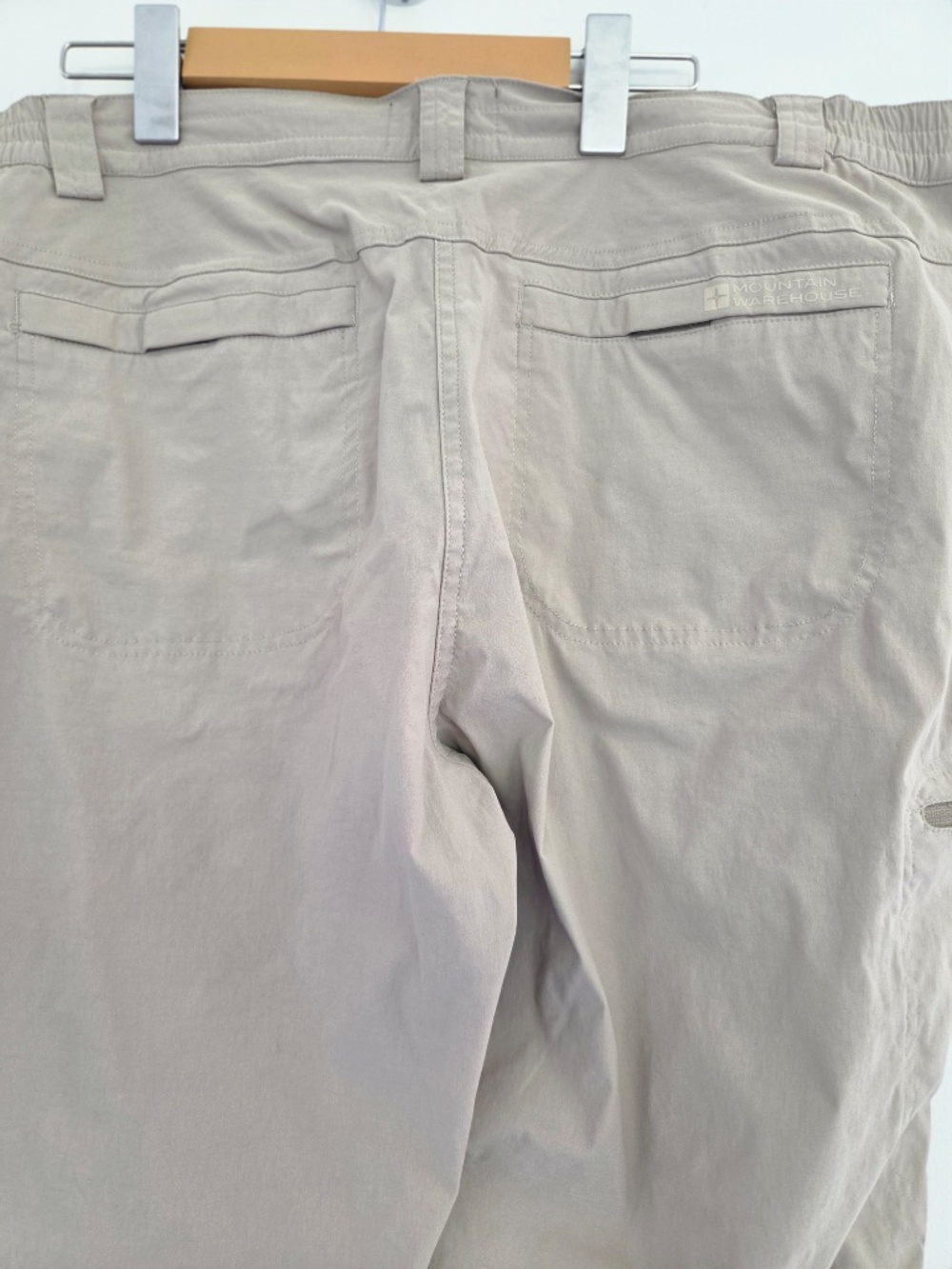Mountain Wearhouse hiking pants 14 velcro/zip/slit pockets logo hiking walking - Picture 4 of 11